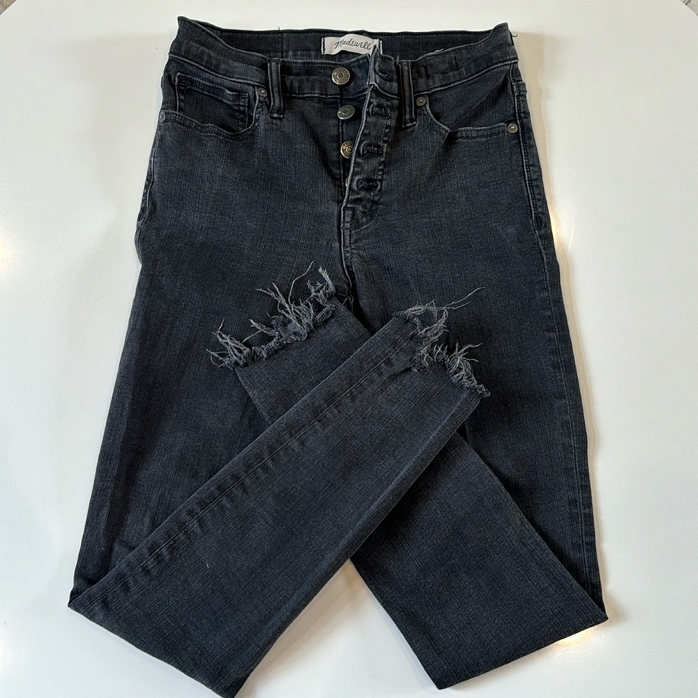 MADEWELL HIGH RISE SKINNY JEANS